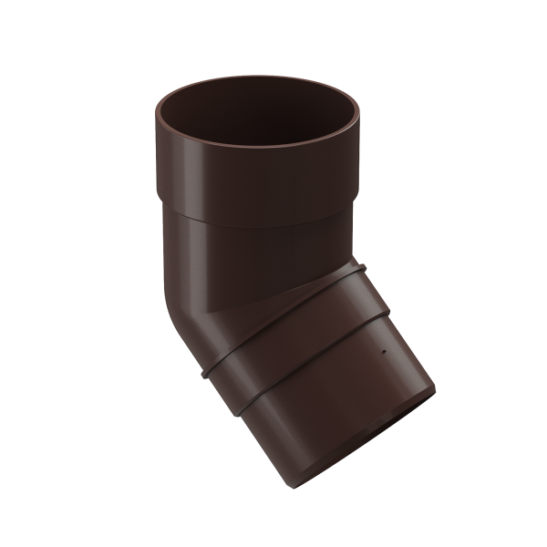 Колено 45˚ Docke Premium ПВХ - Шоколад купить в Шуе