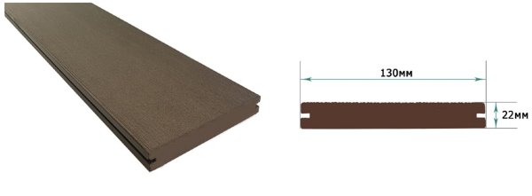 Террасная доска из ДПК Terrapol Смарт Полнотелая с пазом купить в Шуе Террасная доска из ДПК Terrapol Смарт Полнотелая с пазом купить в Шуе