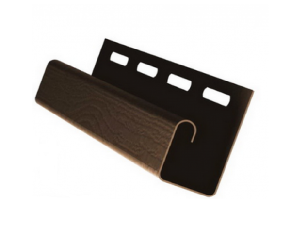 J-профиль для сайдинга, коричневый купить в Шуе J-профиль для сайдинга, коричневый купить в Шуе