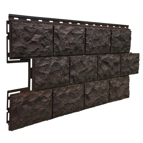 Фасайдинг Серия «Доломит» Тёмно Коричневый купить в Шуе Фасайдинг Серия «Доломит» Тёмно Коричневый купить в Шуе