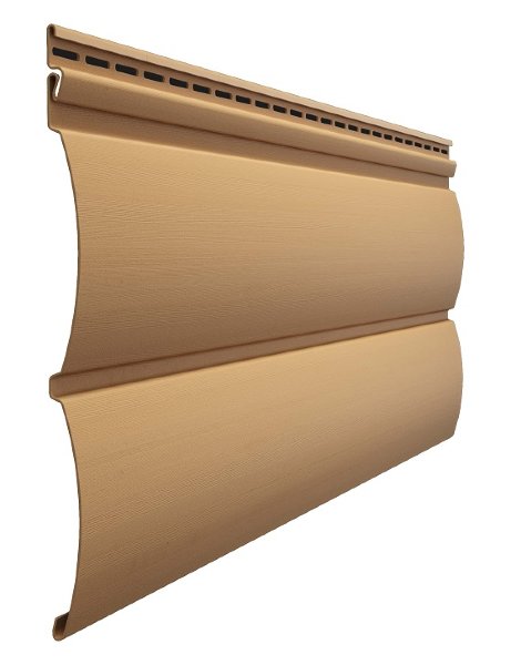 Виниловый сайдинг docke (дёке) - blockhaus D4,7T (под бревно), карамель купить в Шуе Виниловый сайдинг docke (дёке) - blockhaus D4,7T (под бревно), карамель купить в Шуе