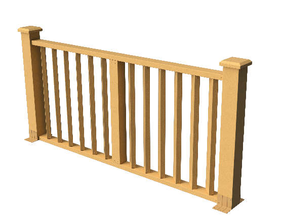 Ограждения декоративное ДПК GRINDERDECO Бруклин песчаник. купить в Шуе Ограждения декоративное ДПК GRINDERDECO Бруклин песчаник. купить в Шуе