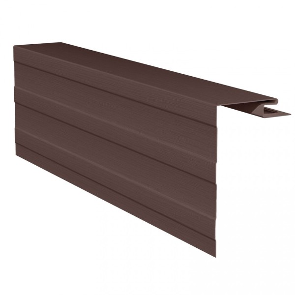 Приоконная планка (околооконный профиль) для сайдинга, коричневый купить в Шуе Приоконная планка (околооконный профиль) для сайдинга, коричневый купить в Шуе
