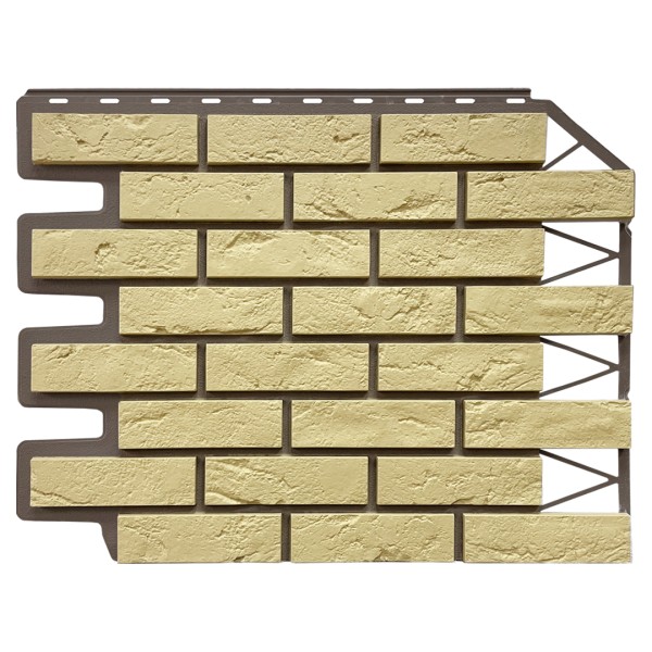 Фасадная панель FineBer, Кирпич Баварский, Песочный купить в Шуе Фасадная панель FineBer, Кирпич Баварский, Песочный купить в Шуе