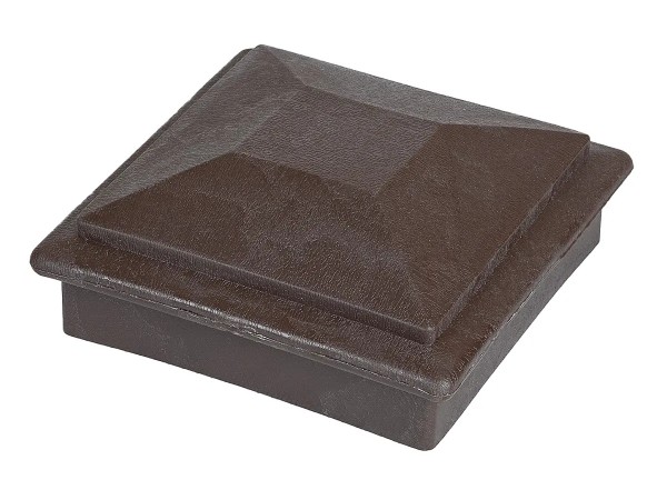 Крышка верхняя ПВХ для столба Deckart 125х125 Венге купить в Шуе Крышка верхняя ПВХ для столба Deckart 125х125 Венге купить в Шуе