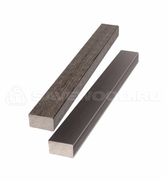 Брус лавочный ДПК полнотелый Savewood тёмно-коричневый купить в Шуе Брус лавочный ДПК полнотелый Savewood тёмно-коричневый купить в Шуе