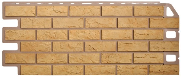 Фасадная панель Цокольный сайдинг Альта-профиль - коллекция "кирпич", кирпич желтый купить в Шуе Фасадная панель Цокольный сайдинг Альта-профиль - коллекция "кирпич", кирпич желтый купить в Шуе