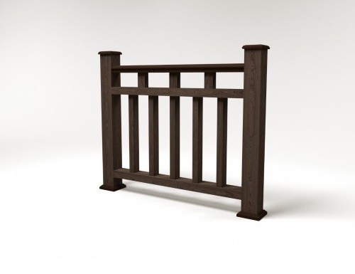 Ограждение из ДПК FG1 венге купить в Шуе