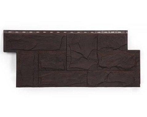 Фасадная панель T-Сайдинг-Гранит Леон ЭКО-2 Венге купить в Шуе Фасадная панель T-Сайдинг-Гранит Леон ЭКО-2 Венге купить в Шуе