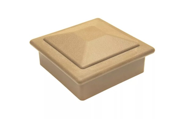 Крышка верхняя ПВХ для столба Deckart 125х125 Орех купить в Шуе Крышка верхняя ПВХ для столба Deckart 125х125 Орех купить в Шуе