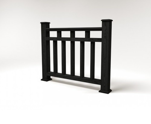 Ограждение из ДПК FG1 кварц купить в Шуе Ограждение из ДПК FG1 кварц купить в Шуе