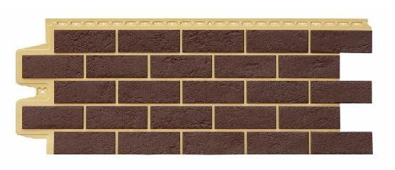 Фасадная панель Grand Line Состаренный кирпич Элит каштан, ШОВ песочный купить в Шуе Фасадная панель Grand Line Состаренный кирпич Элит каштан, ШОВ песочный купить в Шуе