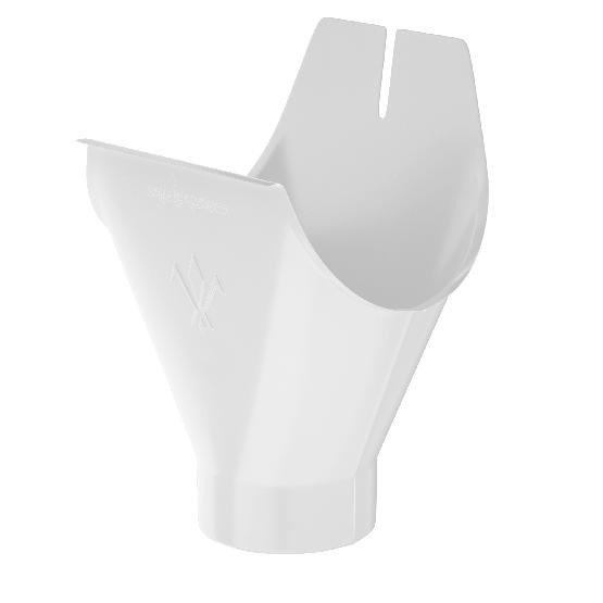 Водосток Aquasistem, система 150x100 - Воронка желоба RR 20 Мраморно-белый купить в Шуе Водосток Aquasistem, система 150x100 - Воронка желоба RR 20 Мраморно-белый купить в Шуе