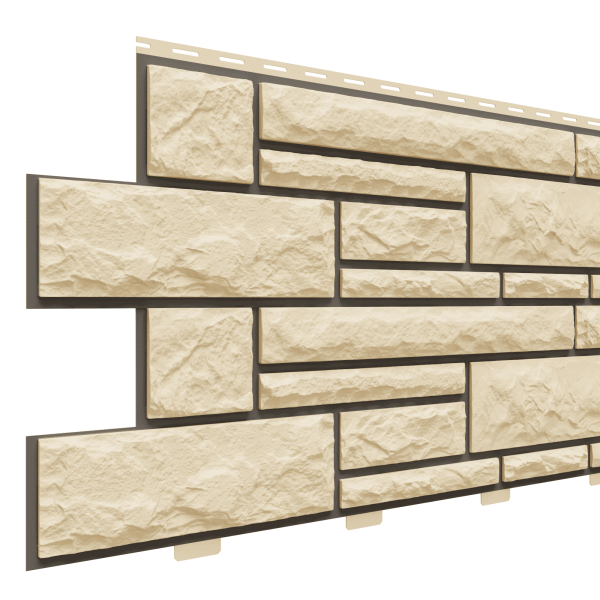 Фасадная панель Доломит, Брусчатка Доломит Шампань (2м) купить в Шуе Фасадная панель Доломит, Брусчатка Доломит Шампань (2м) купить в Шуе