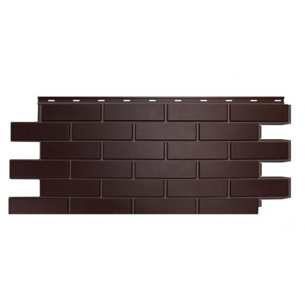 Фасадная панель Nordside, Гладкий Кирпич, Темно-коричневый купить в Шуе Фасадная панель Nordside, Гладкий Кирпич, Темно-коричневый купить в Шуе