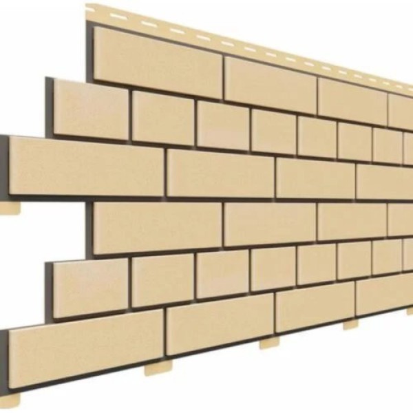 Фасадная панель Доломит Кирпич, Светло-желтый купить в Шуе Фасадная панель Доломит Кирпич, Светло-желтый купить в Шуе