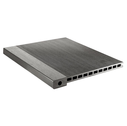 Ступень из ДПК CM Stair эбонит (серый)  купить в Шуе Ступень из ДПК CM Stair эбонит (серый)  купить в Шуе