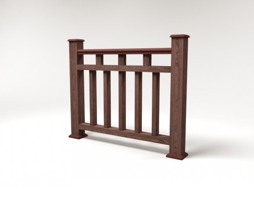 Ограждение из ДПК FG1 шоколад купить в Шуе