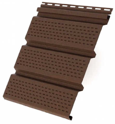 Софит полностью перфорированный, коричневый купить в Шуе Софит полностью перфорированный, коричневый купить в Шуе