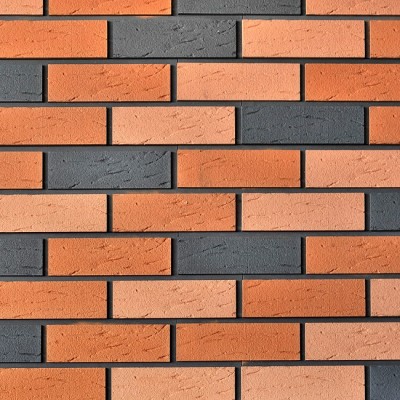 Фасадная плитка Кирисс Фасад Клинкерный кирпич 2х цветный №37