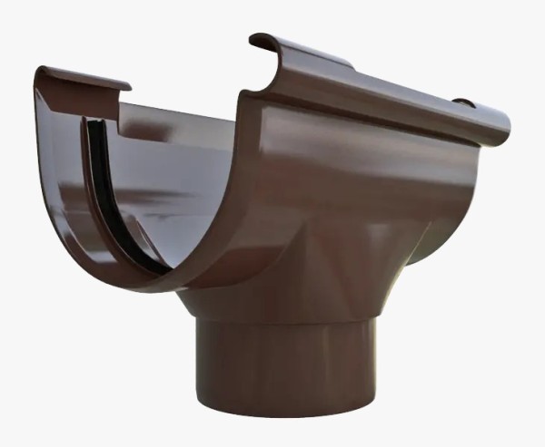 Водосток Альта-Профиль ПВХ – Воронка водосточная (коричневый) купить в Шуе Водосток Альта-Профиль ПВХ – Воронка водосточная (коричневый) купить в Шуе