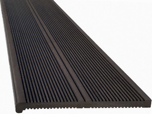 Ступени из ДПК Deckron полнотелая Венге купить в Шуе Ступени из ДПК Deckron полнотелая Венге купить в Шуе