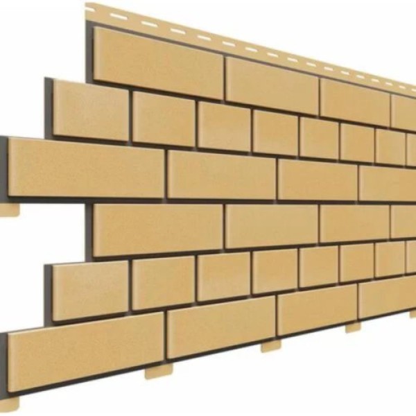 Фасадная панель Доломит Кирпич, Желтый купить в Шуе