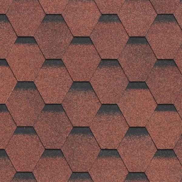 Гибкая черепица Docke, коллекция Шеффилд – Клубника купить в Шуе