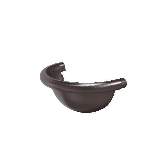 Водосток Aquasistem, Система 150/100 - Заглушка универсальная полукруглая RR 32 Тёмно-коричневый matt купить в Шуе Водосток Aquasistem, Система 150/100 - Заглушка универсальная полукруглая RR 32 Тёмно-коричневый matt купить в Шуе