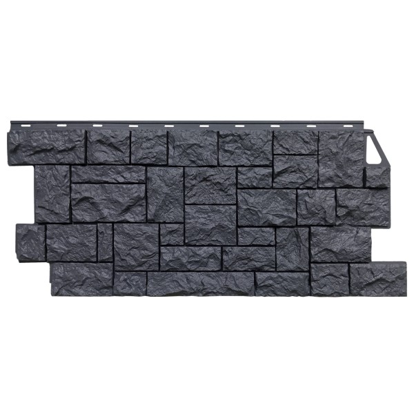 Фасадная панель FineBer, Камень Дикий, Асфальт купить в Шуе Фасадная панель FineBer, Камень Дикий, Асфальт купить в Шуе