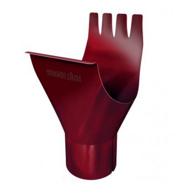 Водосток Grand Line 125x90 – Воронка желоба RAL 3005 купить в Шуе Водосток Grand Line 125x90 – Воронка желоба RAL 3005 купить в Шуе