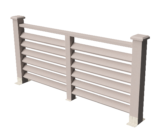 Ограждения декоративное ДПК GRINDERDECO Босфор выбеленый дуб купить в Шуе Ограждения декоративное ДПК GRINDERDECO Босфор выбеленый дуб купить в Шуе