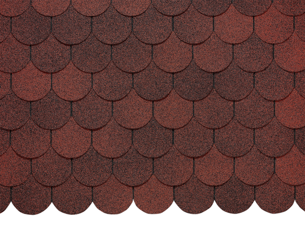 Гибкая черепица EURASIA Docke, Коллекция Капля Красный купить в Шуе