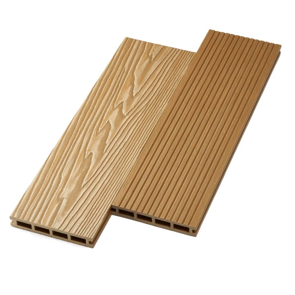 Террасная доска ДПК NanoWood двусторонняя New 3D тиснение + вельвет Орех купить в Шуе Террасная доска ДПК NanoWood двусторонняя New 3D тиснение + вельвет Орех купить в Шуе