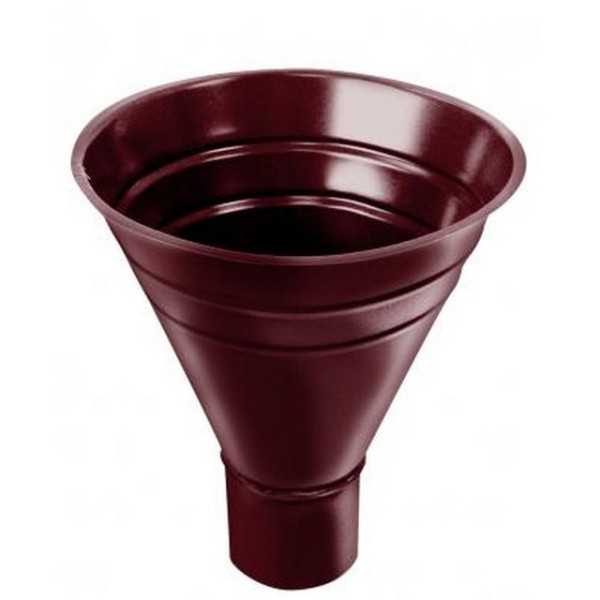 Водосток Grand Line 125x90 – Воронка водосборная RAL 3005 купить в Шуе