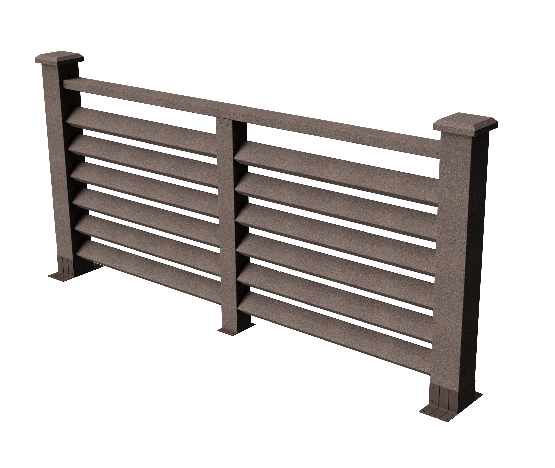 Ограждения декоративное ДПК GRINDERDECO Босфор венге купить в Шуе Ограждения декоративное ДПК GRINDERDECO Босфор венге купить в Шуе