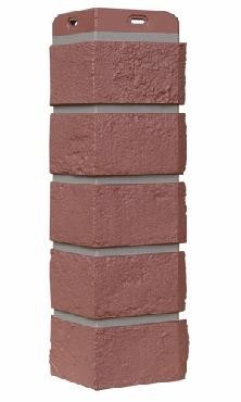 Угол Grand Line состаренный кирпич Элит корица (махагон), ШОВ темно-бежевый купить в Шуе Угол Grand Line состаренный кирпич Элит корица (махагон), ШОВ темно-бежевый купить в Шуе