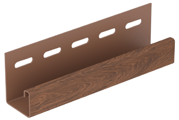 J-планка Софит PRO Тёмный орех купить в Шуе J-планка Софит PRO Тёмный орех купить в Шуе