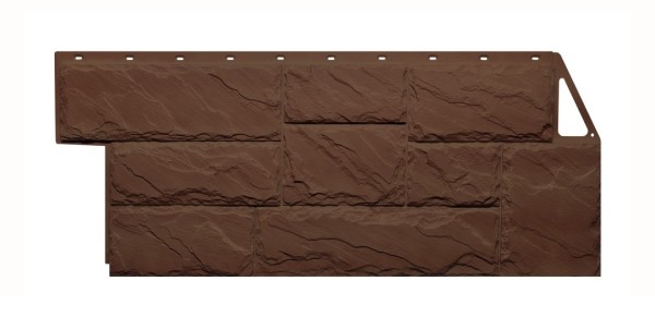 Фасайдинг Серия «Камень крупный» Коричневый купить в Шуе Фасайдинг Серия «Камень крупный» Коричневый купить в Шуе