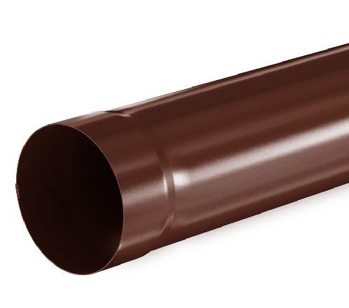 Водосток Aquasistem, система 125x90 - Труба водосточная 1.00м RAL 8017 Коричневый купить в Шуе Водосток Aquasistem, система 125x90 - Труба водосточная 1.00м RAL 8017 Коричневый купить в Шуе