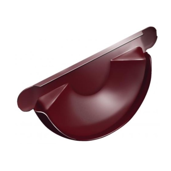 Водосток Grand Line 125x90 – Заглушка желоба RAL 3005 купить в Шуе Водосток Grand Line 125x90 – Заглушка желоба RAL 3005 купить в Шуе