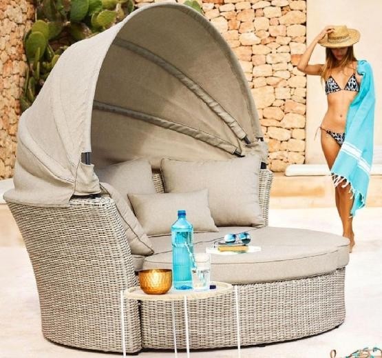 Диван-Трансформер AFINA плетеный из иск. ротанга AFM-325 Beige купить в Шуе Диван-Трансформер AFINA плетеный из иск. ротанга AFM-325 Beige купить в Шуе