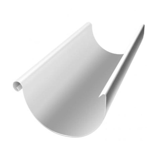 Водосток Grand Line 150x100 – Желоб 3м RAL 9003 купить в Шуе