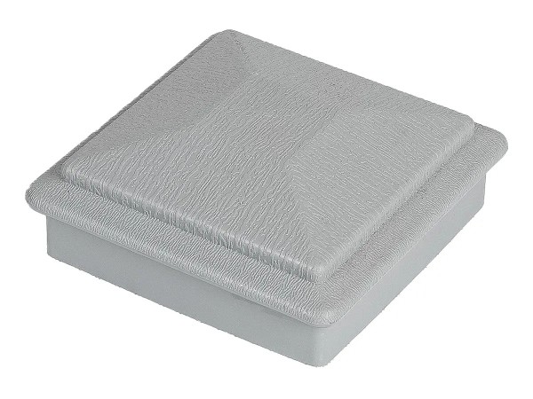 Крышка верхняя фигурная ПВХ для столба Deckart 100х100 Серый купить в Шуе Крышка верхняя фигурная ПВХ для столба Deckart 100х100 Серый купить в Шуе