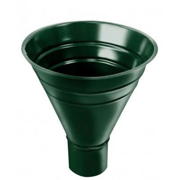 Водосток Grand Line 125x90 – Воронка водосборная RAL 6005 купить в Шуе