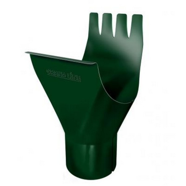 Водосток Grand Line 125x90 – Воронка желоба RAL 6005 купить в Шуе