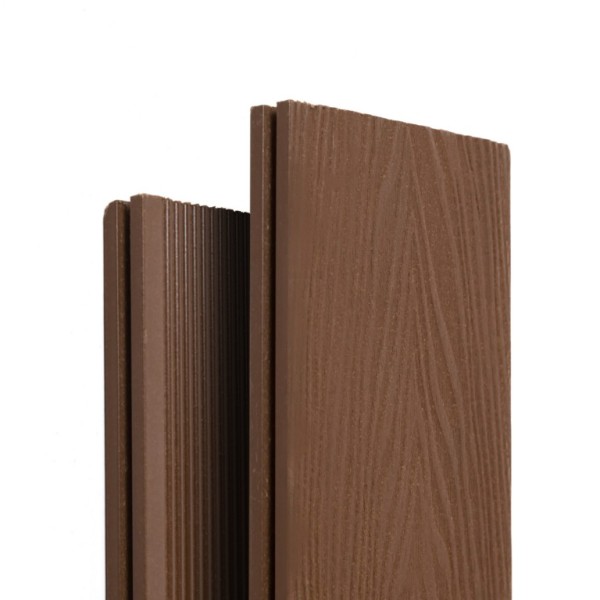 Террасная доска Ecodecking Экстра 3D полнотелая Шоколад купить в Шуе