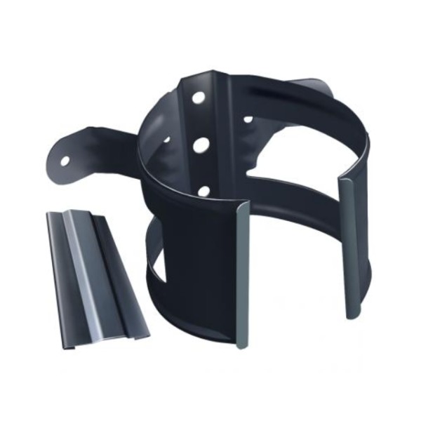 Водосток Grand Line 150x100 – Хомут трубы (на дерево) RAL 7024 купить в Шуе Водосток Grand Line 150x100 – Хомут трубы (на дерево) RAL 7024 купить в Шуе