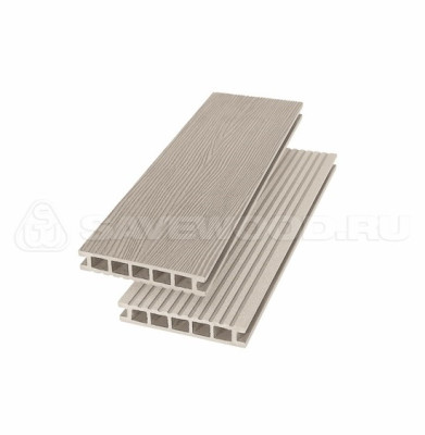 Террасная доска из ДПК SW Ornus радиальный распил бежевый