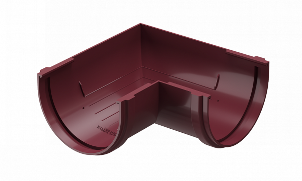 Угловой элемент 90˚ПВХ Docke STANDART красный купить в Шуе